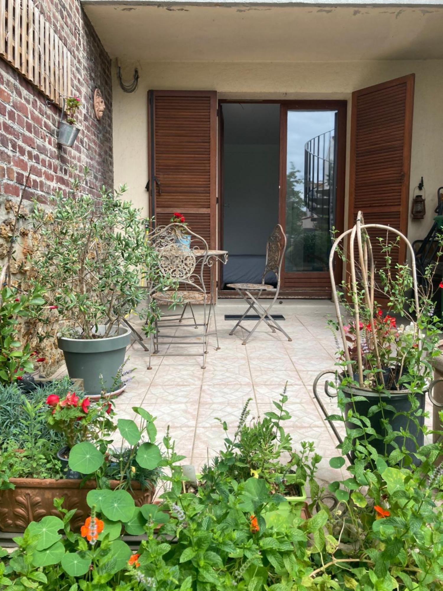 Studio Avec Terrasse Sur Jardin Фонтене-су-Буа Екстер'єр фото