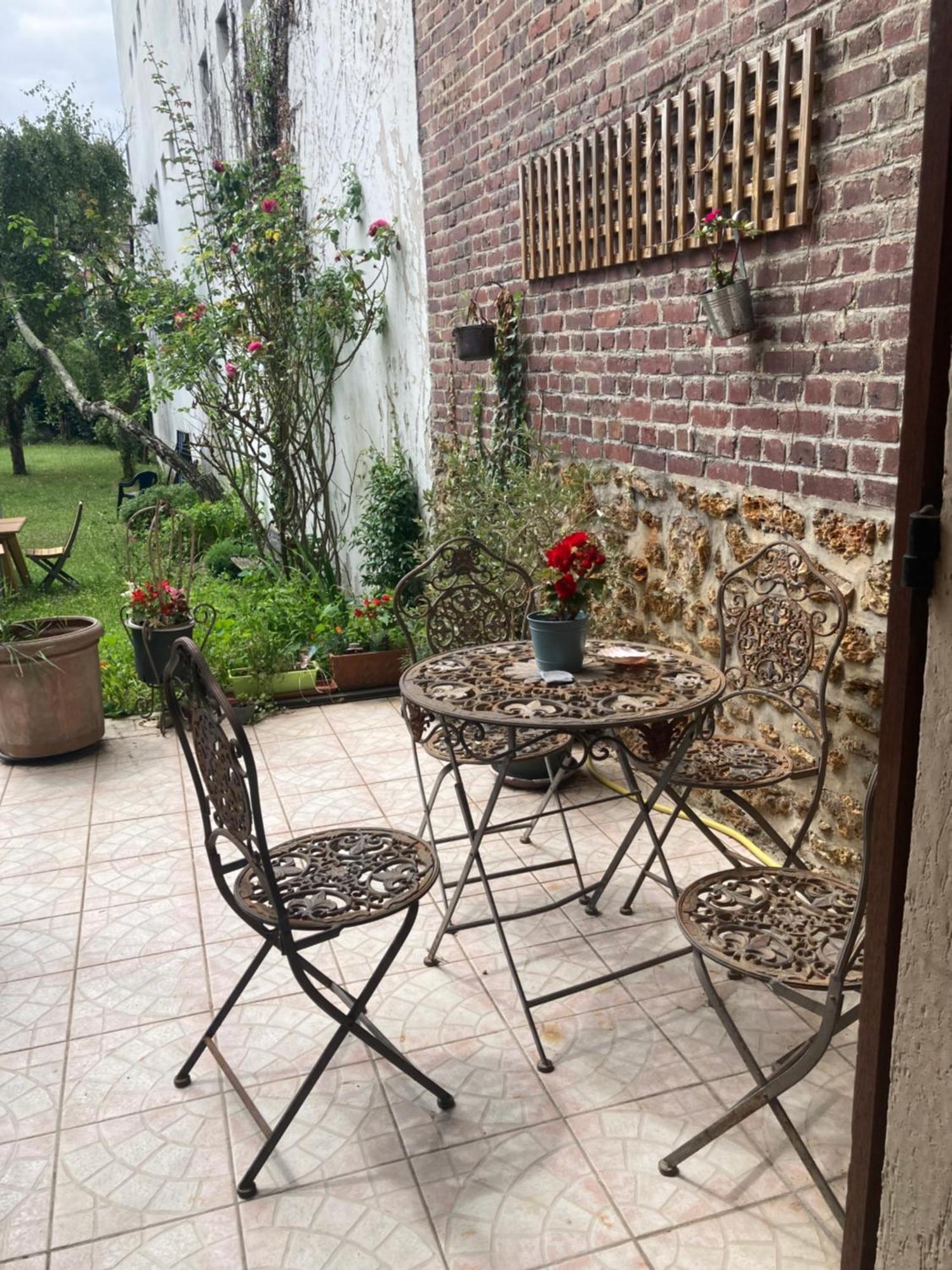 Studio Avec Terrasse Sur Jardin Фонтене-су-Буа Екстер'єр фото