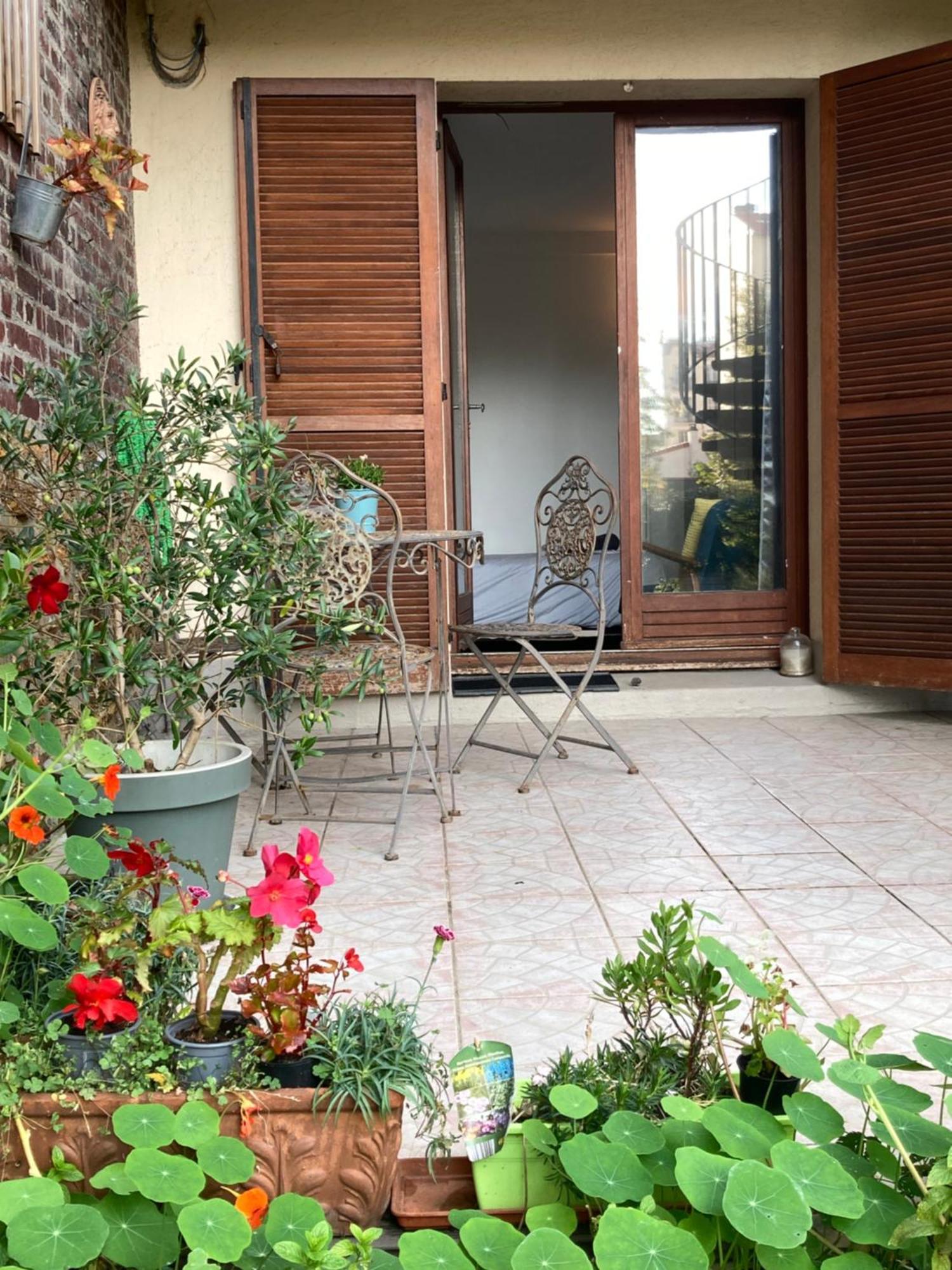 Studio Avec Terrasse Sur Jardin Фонтене-су-Буа Екстер'єр фото
