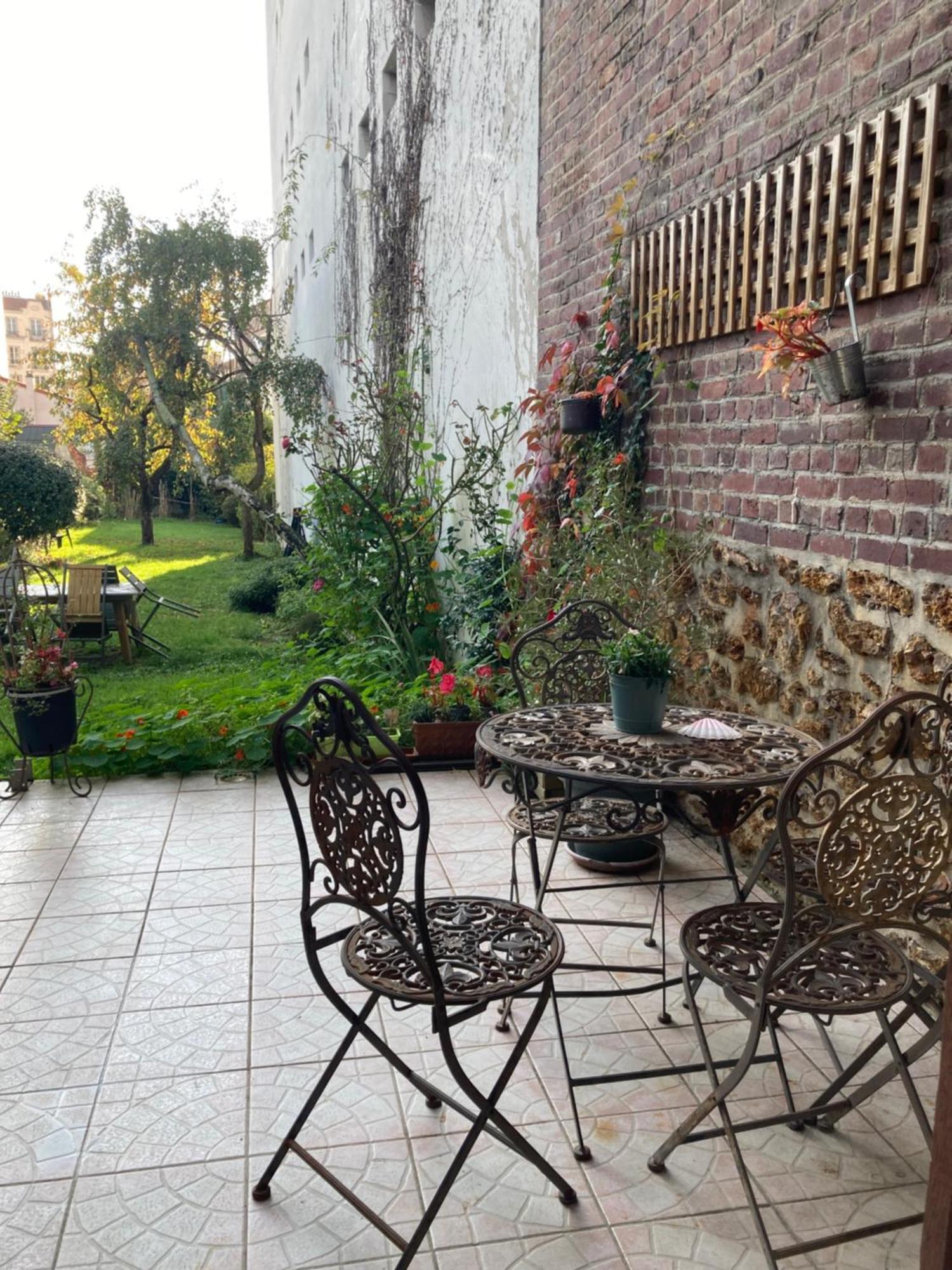 Studio Avec Terrasse Sur Jardin Фонтене-су-Буа Екстер'єр фото